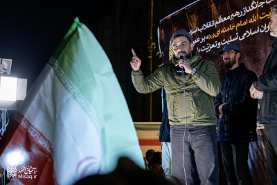 تجمع خون‌خواهان شهید آیت‌الله‌العظمی خامنه‌ای | شب سوم | هیأت میثاق با شهدا