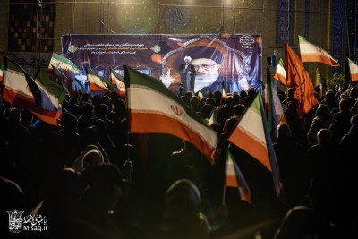 تجمع خون‌خواهان شهید آیت‌الله‌العظمی خامنه‌ای  | شب چهارم 