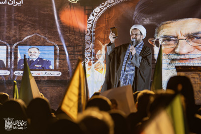 تجمع خون‌خواهان شهید آیت‌الله‌العظمی خامنه‌ای | شب پنجم | هیأت میثاق با شهدا
