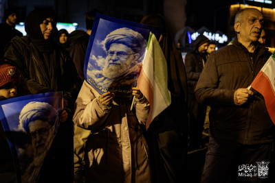 تجمع خون‌خواهان شهید آیت‌الله‌العظمی خامنه‌ای | شب پنجم | هیأت میثاق با شهدا