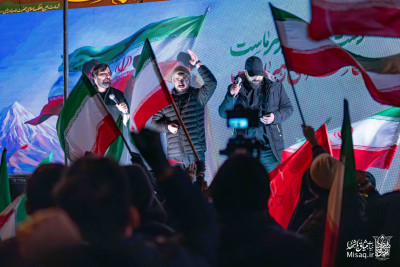 تجمع خون‌خواهان شهید آیت‌الله‌العظمی خامنه‌ای | شب هشتم | هیأت میثاق با شهدا