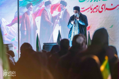 تجمع خون‌خواهان شهید آیت‌الله‌العظمی خامنه‌ای | شب هشتم | هیأت میثاق با شهدا