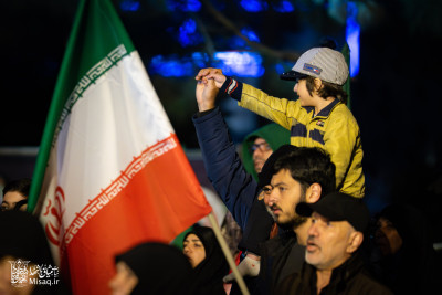 تجمع خون‌خواهان شهید آیت‌الله‌العظمی خامنه‌ای | شب نهم | هیأت میثاق با شهدا