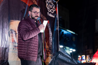 تجمع خون‌خواهان شهید آیت‌الله‌العظمی خامنه‌ای | شب نهم | هیأت میثاق با شهدا