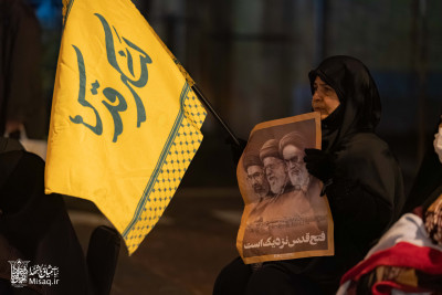 تجمع خون‌خواهان شهید آیت‌الله‌العظمی خامنه‌ای | شب نهم | هیأت میثاق با شهدا