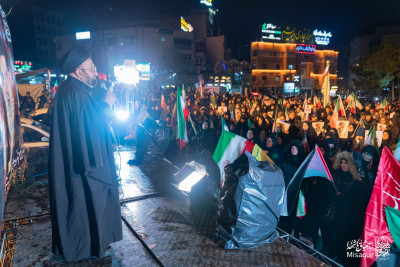 تجمع خون‌خواهان شهید آیت‌الله‌العظمی خامنه‌ای | شب نهم | هیأت میثاق با شهدا