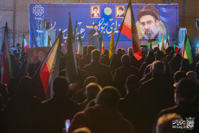 تجمع خون‌خواهان شهید آیت‌الله‌العظمی خامنه‌ای  | شب دهم 