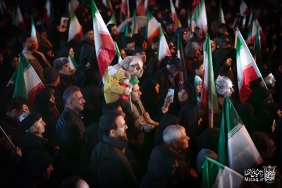 تجمع خون‌خواهان شهید آیت‌الله‌العظمی خامنه‌ای | شب دوازدهم | هیأت میثاق با شهدا