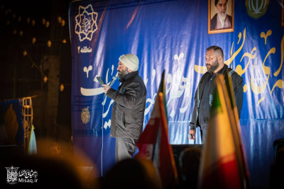 تجمع خون‌خواهان شهید آیت‌الله‌العظمی خامنه‌ای | شب چهاردهم | هیأت میثاق با شهدا