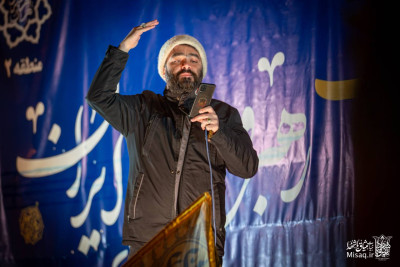 تجمع خون‌خواهان شهید آیت‌الله‌العظمی خامنه‌ای | شب چهاردهم | هیأت میثاق با شهدا