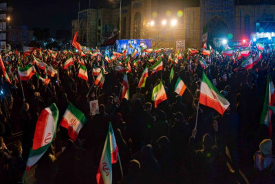 تجمع خون‌خواهان شهید آیت‌الله‌العظمی خامنه‌ای | شب چهاردهم | هیأت میثاق با شهدا