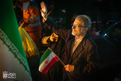 تجمع خون‌خواهان شهید آیت‌الله‌العظمی خامنه‌ای | شب چهاردهم | هیأت میثاق با شهدا