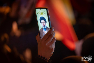 تجمع خون‌خواهان شهید آیت‌الله‌العظمی خامنه‌ای | شب چهاردهم | هیأت میثاق با شهدا