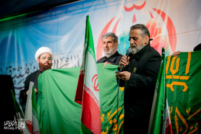 تجمع خون‌خواهان شهید آیت‌الله‌العظمی خامنه‌ای | شب سی و چهارم | هیأت میثاق با شهدا