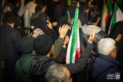تجمع خون‌خواهان شهید آیت‌الله‌العظمی خامنه‌ای | شب سی و چهارم | هیأت میثاق با شهدا