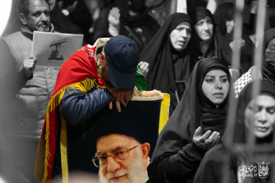 تجمع خون‌خواهان شهید آیت‌الله‌العظمی خامنه‌ای | شب سی و چهارم | هیأت میثاق با شهدا