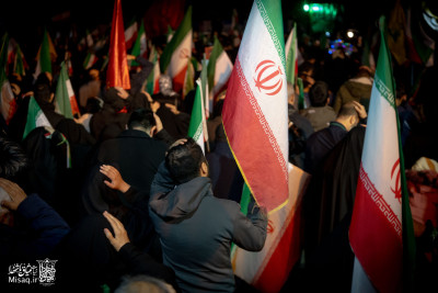 تجمع خون‌خواهان شهید آیت‌الله‌العظمی خامنه‌ای | شب سی و چهارم | هیأت میثاق با شهدا
