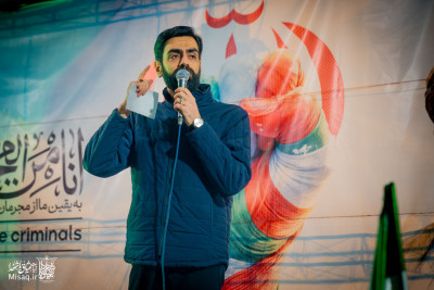 تجمع خون‌خواهان شهید آیت‌الله‌العظمی خامنه‌ای | شب سی و چهارم | هیأت میثاق با شهدا