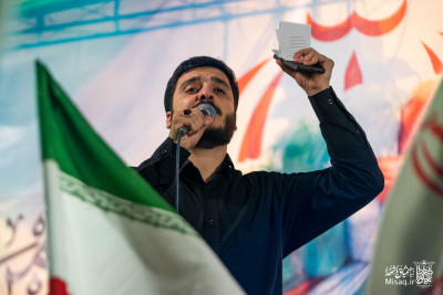 تجمع خون‌خواهان شهید آیت‌الله‌العظمی خامنه‌ای | شب سی و چهارم | هیأت میثاق با شهدا