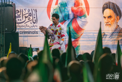 تجمع خون‌خواهان شهید آیت‌الله‌العظمی خامنه‌ای | شب سی و ششم | هیأت میثاق با شهدا