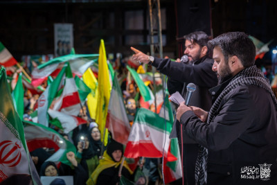 تجمع خون‌خواهان شهید آیت‌الله‌العظمی خامنه‌ای | شب سی و هشتم | هیأت میثاق با شهدا