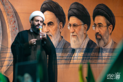 تجمع خون‌خواهان شهید آیت‌الله‌العظمی خامنه‌ای | شب چهلم | هیأت میثاق با شهدا