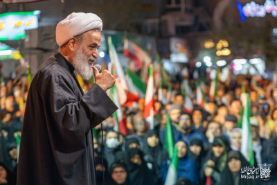 تجمع خون‌خواهان شهید آیت‌الله‌العظمی خامنه‌ای | شب چهل و یکم | هیأت میثاق با شهدا