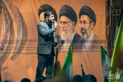 تجمع خون‌خواهان شهید آیت‌الله‌العظمی خامنه‌ای | شب چهل و سوم | هیأت میثاق با شهدا