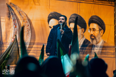 تجمع خون‌خواهان شهید آیت‌الله‌العظمی خامنه‌ای | شب چهل و چهارم | هیأت میثاق با شهدا