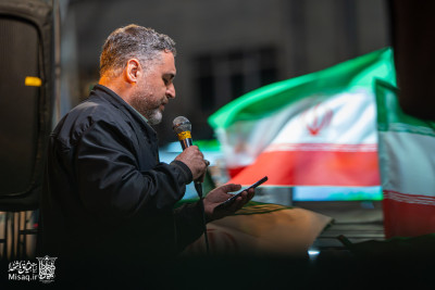 تجمع خون‌خواهان شهید آیت‌الله‌العظمی خامنه‌ای | شب چهل و چهارم | هیأت میثاق با شهدا