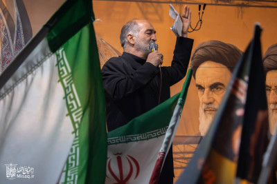 تجمع خون‌خواهان شهید آیت‌الله‌العظمی خامنه‌ای | شب چهل و پنجم | هیأت میثاق با شهدا