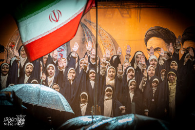 تجمع خون‌خواهان شهید آیت‌الله‌العظمی خامنه‌ای | شب چهل و پنجم | هیأت میثاق با شهدا