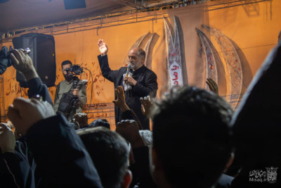 تجمع خون‌خواهان شهید آیت‌الله‌العظمی خامنه‌ای | شب چهل و پنجم | هیأت میثاق با شهدا