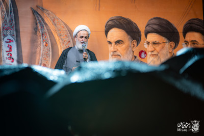 تجمع خون‌خواهان شهید آیت‌الله‌العظمی خامنه‌ای | شب چهل و ششم | هیأت میثاق با شهدا
