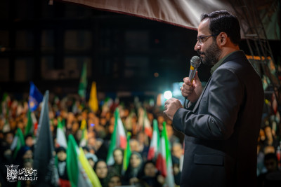 تجمع خون‌خواهان شهید آیت‌الله‌العظمی خامنه‌ای | شب چهل و نهم | هیأت میثاق با شهدا