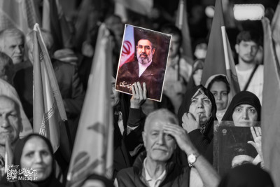 تجمع خون‌خواهان شهید آیت‌الله‌العظمی خامنه‌ای | شب چهل و نهم | هیأت میثاق با شهدا