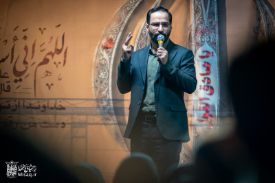تجمع خون‌خواهان شهید آیت‌الله‌العظمی خامنه‌ای | شب چهل و نهم | هیأت میثاق با شهدا