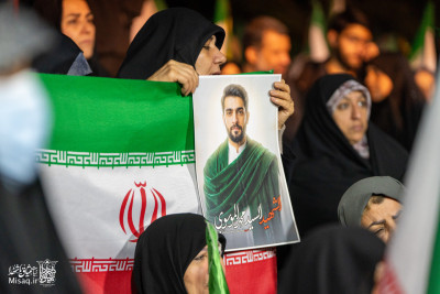 تجمع خون‌خواهان شهید آیت‌الله‌العظمی خامنه‌ای | شب پنجاهم | هیأت میثاق با شهدا