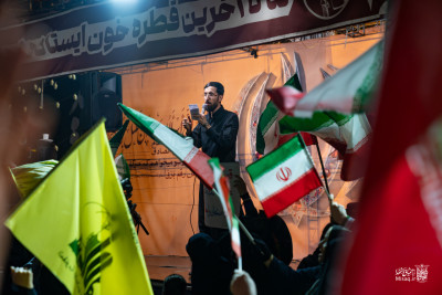 تجمع خون‌خواهان شهید آیت‌الله‌العظمی خامنه‌ای | شب پنجاه و سوم | هیأت میثاق با شهدا