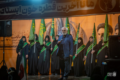 تجمع خون‌خواهان شهید آیت‌الله‌العظمی خامنه‌ای  | شب پنجاه و سوم 