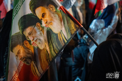 تجمع خون‌خواهان شهید آیت‌الله‌العظمی خامنه‌ای | شب چهل و هشتم | هیأت میثاق با شهدا