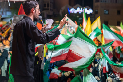 تجمع خون‌خواهان شهید آیت‌الله‌العظمی خامنه‌ای | شب چهل و هشتم | هیأت میثاق با شهدا