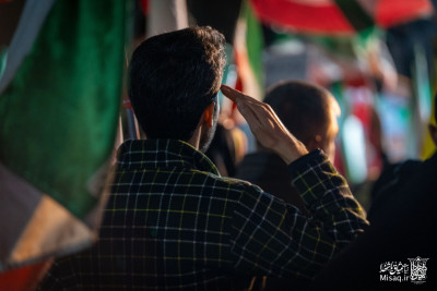 تجمع خون‌خواهان شهید آیت‌الله‌العظمی خامنه‌ای | شب شصت و چهارم | هیأت میثاق با شهدا