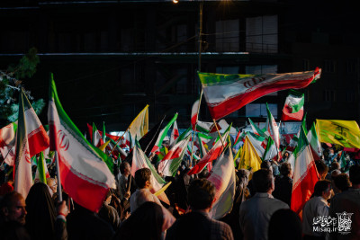 تجمع خون‌خواهان شهید آیت‌الله‌العظمی خامنه‌ای | شب هفتاد و هفتم | هیأت میثاق با شهدا