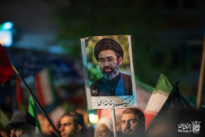 تجمع خون‌خواهان شهید آیت‌الله‌العظمی خامنه‌ای | شب هفتاد و هفتم | هیأت میثاق با شهدا